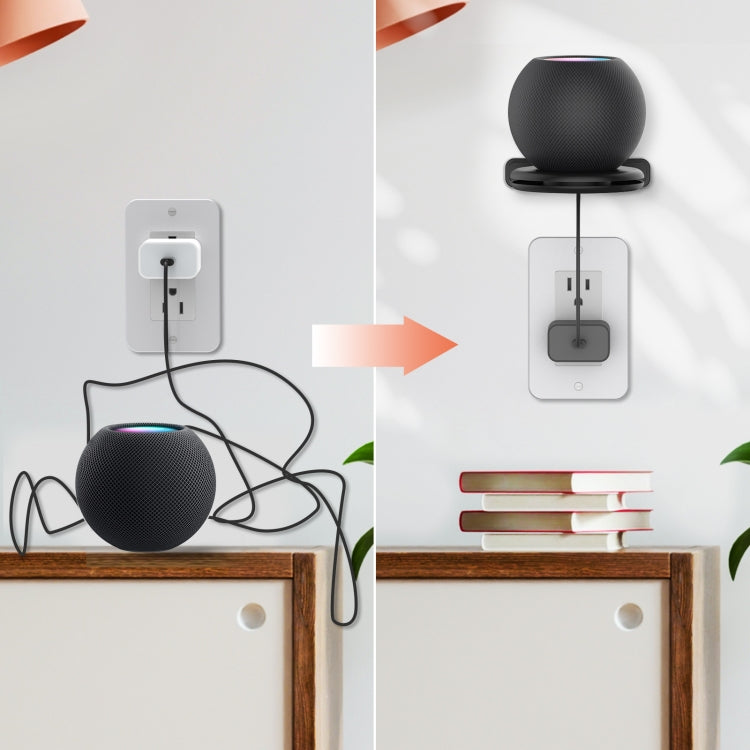 For Apple HomePod Mini AhaStyle PT149 Smart Speaker Stand(Black)