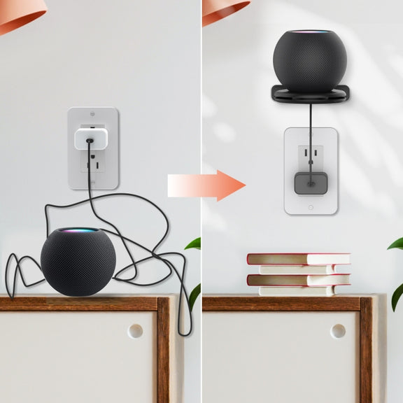 For Apple HomePod Mini AhaStyle PT149 Smart Speaker Stand(Black)