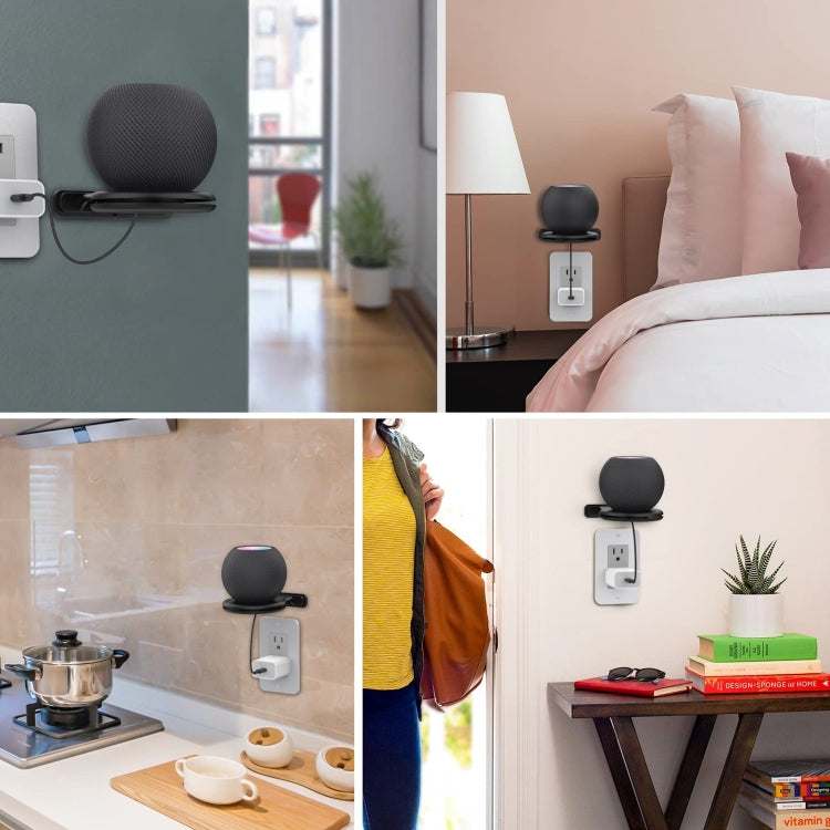 For Apple HomePod Mini AhaStyle PT149 Smart Speaker Stand(Black)