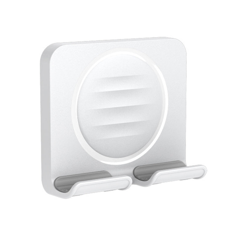B86 Multifunctional Rotatable Punch-free Wall Mobile Phone Holder(White)