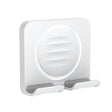 B86 Multifunctional Rotatable Punch-free Wall Mobile Phone Holder(White) - Hand-Sticking Bracket by PMC TechLife | Online Shopping South Africa | PMC TechLife