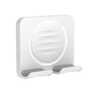 B86 Multifunctional Rotatable Punch-free Wall Mobile Phone Holder(White)