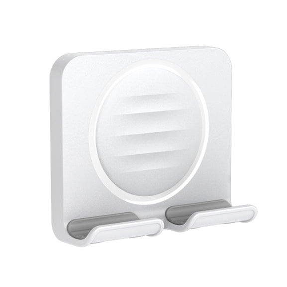 B86 Multifunctional Rotatable Punch-free Wall Mobile Phone Holder(White)