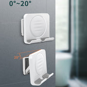 B86 Multifunctional Rotatable Punch-free Wall Mobile Phone Holder(White)