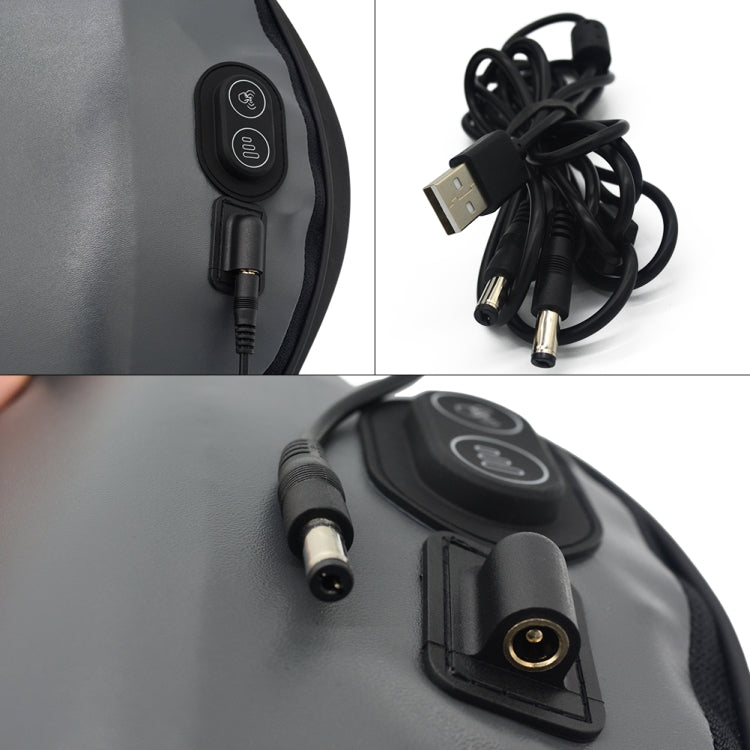 SR-21 Car Lumbar Cushion Headrest Seat Memory Foam Accessories, Style: Massage Headrest (Black)