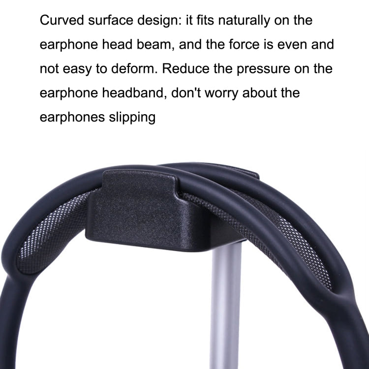 For AirPods Max Hifylux AP-HF5 Headphone Stand Mobile Phone Holder Storage Box(Black)