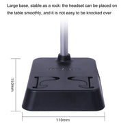 For AirPods Max Hifylux AP-HF5 Headphone Stand Mobile Phone Holder Storage Box(Black)