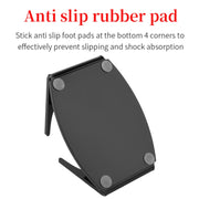 For JBL Clip 3/4 Speaker Storage Stand Acrylic Desktop Audio Base(Black)