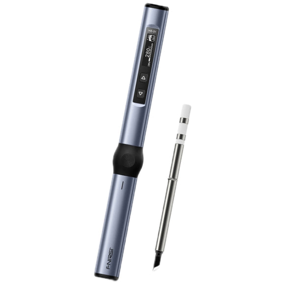 FNIRSI HS-01 Smart Soldering Iron Digital Display Portable Mini Soldering Station(Blue KR)