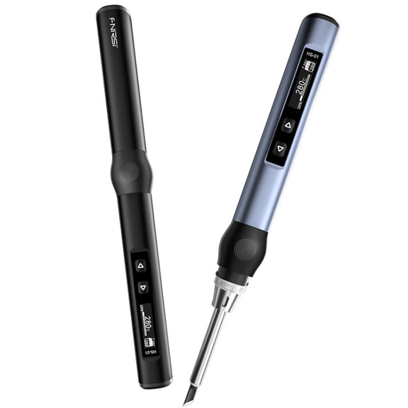 FNIRSI HS-01 Smart Soldering Iron Digital Display Portable Mini Soldering Station(Blue KR)
