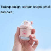 Y05 Cartoon Water Cup Shape Bluetooth Earphones Semi-in-ear HD Call Wireless Bluetooth Earphones(White)
