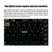 FNIRSI 1014D +P4100 Probe 2 in 1 Dual-channel 100M Bandwidth Digital Oscilloscope 1GS Sampling Signal Generator, US Plug
