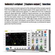 FNIRSI 1014D +P4100 Probe 2 in 1 Dual-channel 100M Bandwidth Digital Oscilloscope 1GS Sampling Signal Generator, US Plug