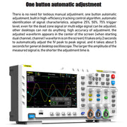 FNIRSI 1014D +P4100 Probe 2 in 1 Dual-channel 100M Bandwidth Digital Oscilloscope 1GS Sampling Signal Generator, US Plug