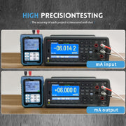 FNIRSI SG-003A Multifunctional PWM Signal Generator 4-20ma Voltage Current Calibrator, EU Plug(Blue)