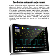 FNIRSI 1013D 1GS Sampling Dual Channel 100M Bandwidth Digital Oscilloscope, US Plug(English)