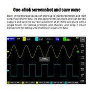 FNIRSI 1013D 1GS Sampling Dual Channel 100M Bandwidth Digital Oscilloscope, US Plug(English)