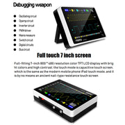 FNIRSI 1013D 1GS Sampling Dual Channel 100M Bandwidth Digital Oscilloscope, US Plug(English)