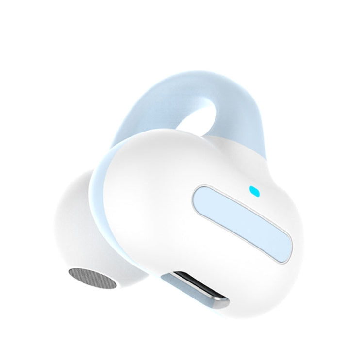 M-S8 Wireless Stereo Single Ear Clip-on Bluetooth Earphone(Blue)