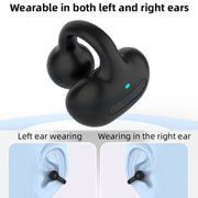 M-S8 Wireless Stereo Single Ear Clip-on Bluetooth Earphone(Black)