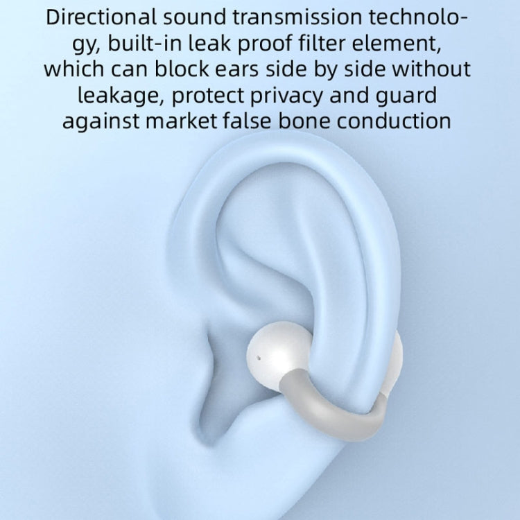 M-S8 Wireless Stereo Single Ear Clip-on Bluetooth Earphone(Black)