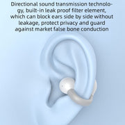 M-S8 Wireless Stereo Single Ear Clip-on Bluetooth Earphone(Black)