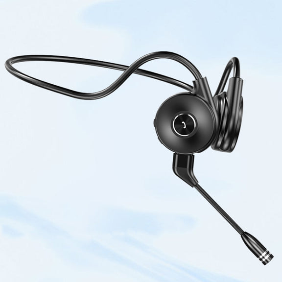 M1 Stereo Sound Running Sports Bone Conduction Bluetooth Earphones With Microphone(Black)