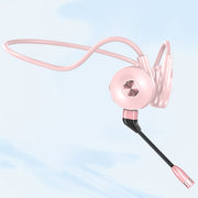 M1 Stereo Sound Running Sports Bone Conduction Bluetooth Earphones With Microphone(Pink)