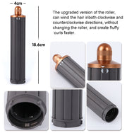 For Dyson Airwrap Hair Dryer HS01 / HS05 / HD08 18.6 x 4cm Upgraded Long Curling Barrels Nozzle With Long Adapter Rose Red
