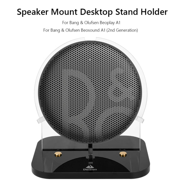 For B&O Beoplay A1 / Beosound A1 2nd Speaker Acrylic Desktop Stand Holder(Black)