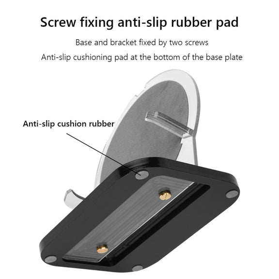 For B&O Beoplay A1 / Beosound A1 2nd Speaker Acrylic Desktop Stand Holder(Black)