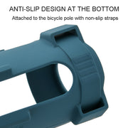 For JBL Flip 6 Speaker Bag Travel Carrying Silicone Case With Shoulder Strap(Blue)