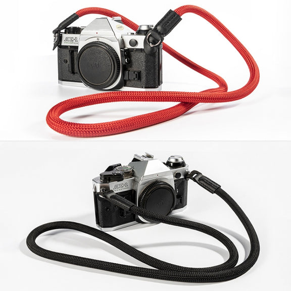 Climbing Rope Camera Strap SLR Camera Retro Wearable Shoulder Strap(Gray)