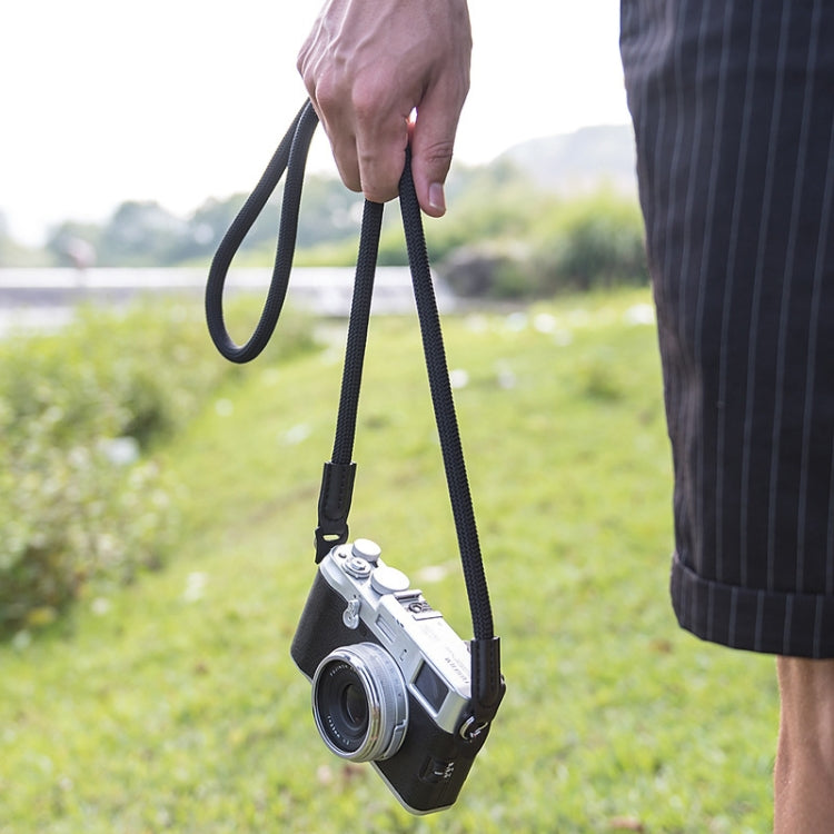 Climbing Rope Camera Strap SLR Camera Retro Wearable Shoulder Strap(Gray)