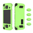 For Steam Deck Game Controller Soft Silicone Protective Cover Case With 4pcs Key Cap(Luminous Green) - Accessories by PMC TechLife | Online Shopping South Africa | PMC TechLife