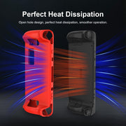 For Steam Deck Game Controller Soft Silicone Protective Cover Case With 4pcs Key Cap(Black)