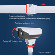 30-60cm Telescopic I-Type Monitoring Bracket Hanging Closed-Circuit Aluminum Alloy Bracket