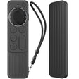 For Apple TV Siri Remote 2/3 AhaStyle PT166 Remote Controller Silicone Protective Case Striped Non-Slip Anti-Drop Cover(Black) - free shipping - PMC TechLife - Order now!
