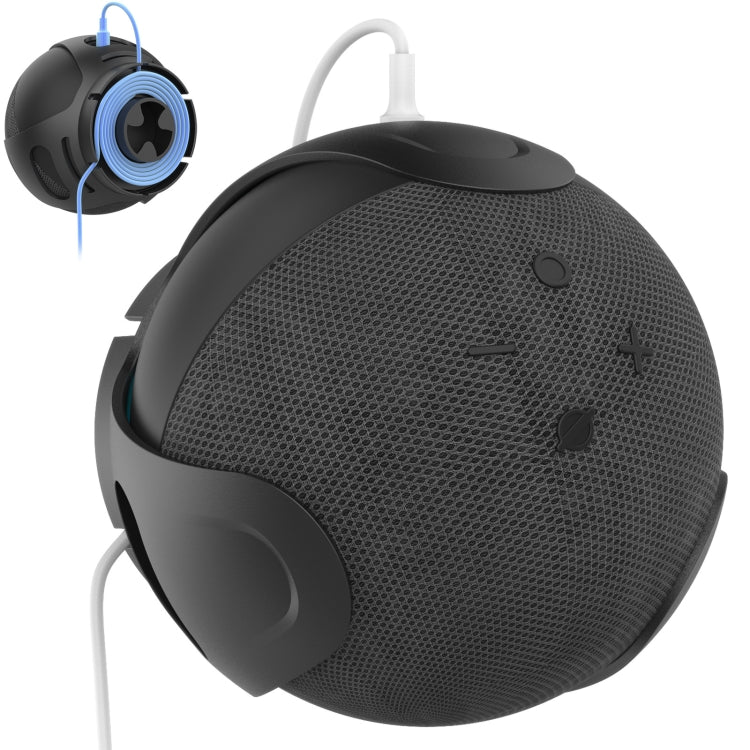 For Amazon Echo Dot 4/5 AhaStyle PT183 Speaker Wall Storage Stand(Black)