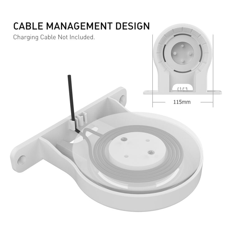 For Google Wifi AhaStyle DD96 Stand Wall Storage Stand(White)
