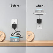 For Amazon Echo Dot 3/4 AhaStyle DD96 Stand Wall Storage Stand(Black)