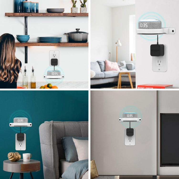 For Google Wifi AhaStyle DD96 Stand Wall Storage Stand(White)