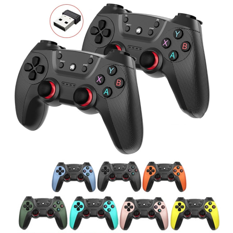 KM-029   2.4G One for Two Doubles Wireless Controller Support PC / Linux / Android / TVbox(Battle Gray)