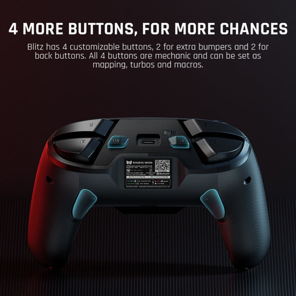 BIGBIGWON Blitz C2Pro Full Mechanical Gamepad Bluetooth Wired Dual Mode Support Switch / PC / Android / IOS