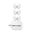 For Beats Studio Buds AhaStyle PT172 Earphone Silicone Ear Caps, Style: Earcap x 3+Case (White) - Anti-dust & Ear Caps by AhaStyle | Online Shopping South Africa | PMC TechLife | Buy Now Pay Later Mobicred