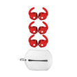 For Beats Studio Buds AhaStyle PT172 Earphone Silicone Ear Caps, Style: Earcap x 3+Case (Red) - Anti-dust & Ear Caps by AhaStyle | Online Shopping South Africa | PMC TechLife