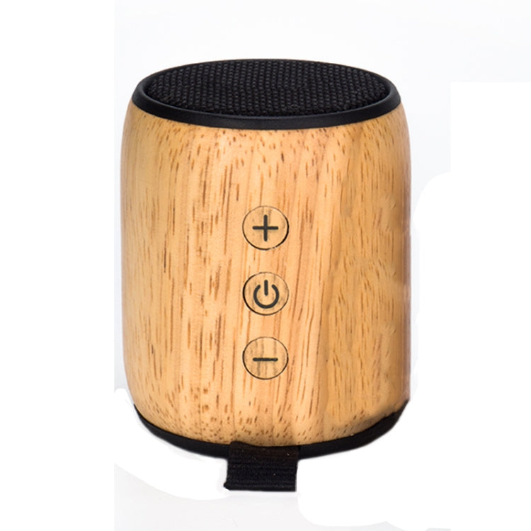 BT811 Mini Wooden Wireless Bluetooth Speaker Support TF Card & 3.5mm AUX(Black)