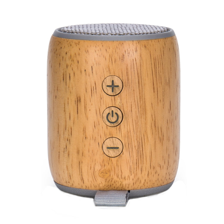 BT811 Mini Wooden Wireless Bluetooth Speaker Support TF Card & 3.5mm AUX(Silver Gray)