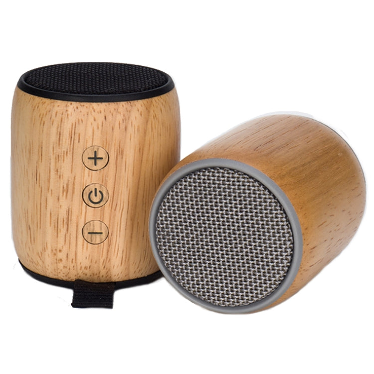 BT811 Mini Wooden Wireless Bluetooth Speaker Support TF Card & 3.5mm AUX(Silver Gray)