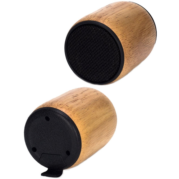 BT811 Mini Wooden Wireless Bluetooth Speaker Support TF Card & 3.5mm AUX(Silver Gray)